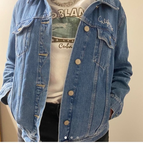 Long Sleeve Denim Jacket - Picture 1 of 3